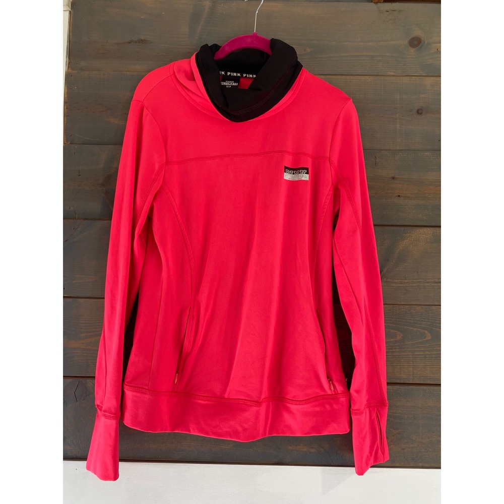 PINK Victoria's Secret Ultimate Hot Pink Pullover Activewear Top - Sz Small